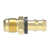 Aeroquip Hose Nipple Assembly Crimp Straight Male 45 Degree Inverted Flare Brass | 4742-5-4B