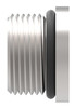 Aeroquip Adapter Plug Straight Carbon Steel | FF2138-12S-BG