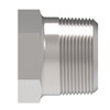 Aeroquip Adapter Straight Male Pipe NPTF x Female Pipe NPTF -16 x -8 Carbon Steel Dura-Kote | 2081-16-8S-BG