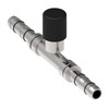 Aeroquip Hose Nipple Assembly Straight Male Barb Splicer -10 Carbon Steel Dura-Kote | FJ5995-1010S-BG