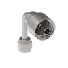 Aeroquip Hose End Crimp 90 Degree Female 37 Degree Swivel | 1AA10FJC8