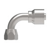 Aeroquip Hose End Crimp 90 Degree Female 37 Degree Swivel | 1AA12FJB12