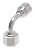 Aeroquip Hose End Crimp 90 Degree Female ORFS Swivel | 1AA4FRB4