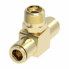 Aeroquip QCAB Adapter Brass Tee Male Branch | 1872X8X8S