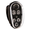 JW Speaker 12-48V ECE LED Material Handling Headlight with Black Inner Bezel | 0548901