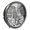 JW Speaker 12V DOT/ECE LED High and Low Beam Adaptive Headlight with Chrome Inner Bezel | 0555121