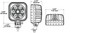 JW Speaker 12-24V LED Auxiliary Light with Spot Beam Pattern | 1300161