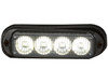 Buyers 8891131 4" LED Surface Mount Strobe Light Clear 19 Flash Patterns