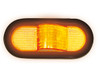Buyers 5626209 6.5" Oval Mid-Turn Side Marker 9 LED Amber w/ Grommet & Plug