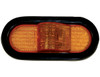 Buyers 5626209 6.5" Oval Mid-Turn Side Marker 9 LED Amber w/ Grommet & Plug