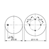 AS-8435 Triangle Contitech Air Spring Bag