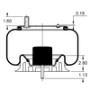AS-8024 Triangle Contitech Air Spring Bag