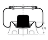 AS-8327 Triangle Contitech Air Spring Bag