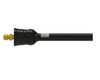 Weasler 93-14616855 6-80 series CV wide angle u-joint and shaft with guard with 1 3/8-21 spline, auto-lok and 51mm star,