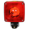 Truck-Lite 4855 Square Incandescent Dual Face Pedestal Light Red/Amber