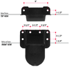 H232 Hutchens Rear Hanger LH - Flange Mount; Use with H157 Spring Roller Kit; RH Hanger H233