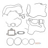 PAI 431263 DT466E Front Cover Gasket Kit Replaces 1824984C92