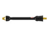 Weasler 14566855 6-80 series CV wide angle PTO drive shaft with a 1 3/8-6 spline auto-lok tractor and 1 3/4-20 spline clamp
