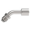 Aeroquip Hose Fitting 757 E Series Crimp 45 Degree Male ORB -10 Carbon Steel Dura-Kote | 75712E-Z30