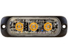 Buyers 8892300 Amber LED Thin Mount Horizontal Strobe Light, 12-24V