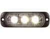 Buyers 8892300 Amber LED Thin Mount Horizontal Strobe Light, 12-24V