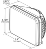 Grote 94411-5 High Beam 4" x 6" Rectangular LED Headlight 900 Lumen