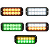 Buyers 8891700 5.25" Strobe Light 12 LED Amber 12-24 V 23 Flash Patterns