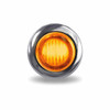 TRUX TLED-B3A Amber 3/4" Mini Button LED Turn Signal & Marker Light