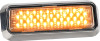 Star Warning DLXT-121C-AA Amber LED Warning Light Thinline Perimeter Chrome