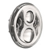 JW Speaker 0554961 8700 Evolution2 7" Round Dual Burn Headlight Chrome Single