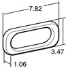 Truck-Lite 60701 60 Series Oval Semi Open Back LLV Grommet