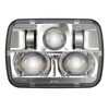 JW Speaker 0554471 8900 Evolution2 5" x 7" Dual Burn Headlight Chrome