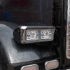 TRUX TLED-H6 4" x 6" Chrome LED Projector Headlight Low Beam