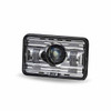 TRUX TLED-H12 4" x 6" Chrome Heated LED Projector Headlight Low Beam