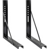 Buyers 1701015 24x24" Welded Black Structural Steel Mounting Brackets