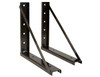 Buyers 1701015 24x24" Welded Black Structural Steel Mounting Brackets