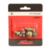 Milton S-3211 Grease Fitting 1/4"- 18 Pipe threads, Short - Straight , 5-pk