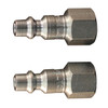 Milton S-728 1/4" Fem. Plug M-Style, 2/cd
