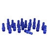 Milton 783TC-20 ColorFit Plugs, T-style Blue, 1/4" NPT Male