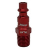 Milton 727MC-20 ColorFit Plugs, M-style Red, 1/4" NPT Male