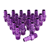 Milton 761VC-20 ColorFit HighFlowPRO Plugs, V-style Purple, 1/4" NPT Female