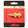 Milton 764 HI-Flo V-Style 'A,M,V' 1/4" FNPT Brass Body