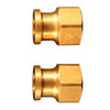 Milton 643-1 F. Hex Coupling, 3/8" x 1/4" NPT