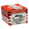 Milton 2200-2 Straight - Tube 1/4" OD - 1/8" MNPT