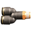 Milton 2206-2 SWVL "Y" Conn. Tube 1/4" OD, 1/4" MNPT