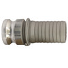 Milton 2005-8 Style-E - 4" Hose Barb x Male Adapter