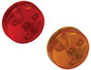 Buyers 5622524 Light 2.5" Round Marker 4 LED Amber w/ Grommet & Plug