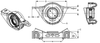 Spicer 5009385-1 Dana Ford Escape Tribute Driveshaft Center Support Bearing