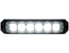 Buyers 8891501 5" Rect Emergency Strobe Light 6 LED Clear 10-24V