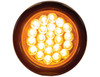 Buyers SL41AR 4" Round Amber Emergency LED Strobe 12-24V Dual Flash